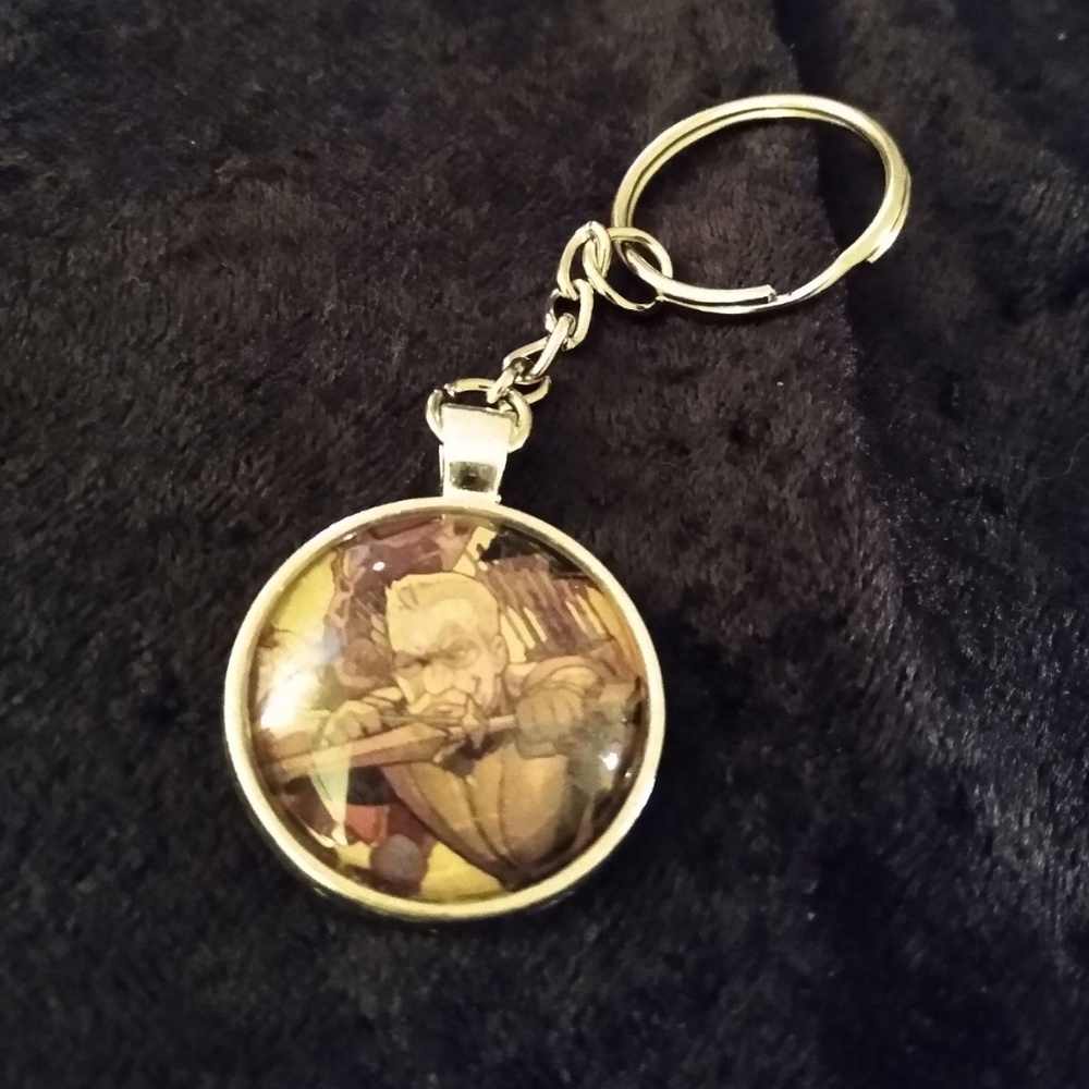 Keychain Hawkeye Comic Handcrafted